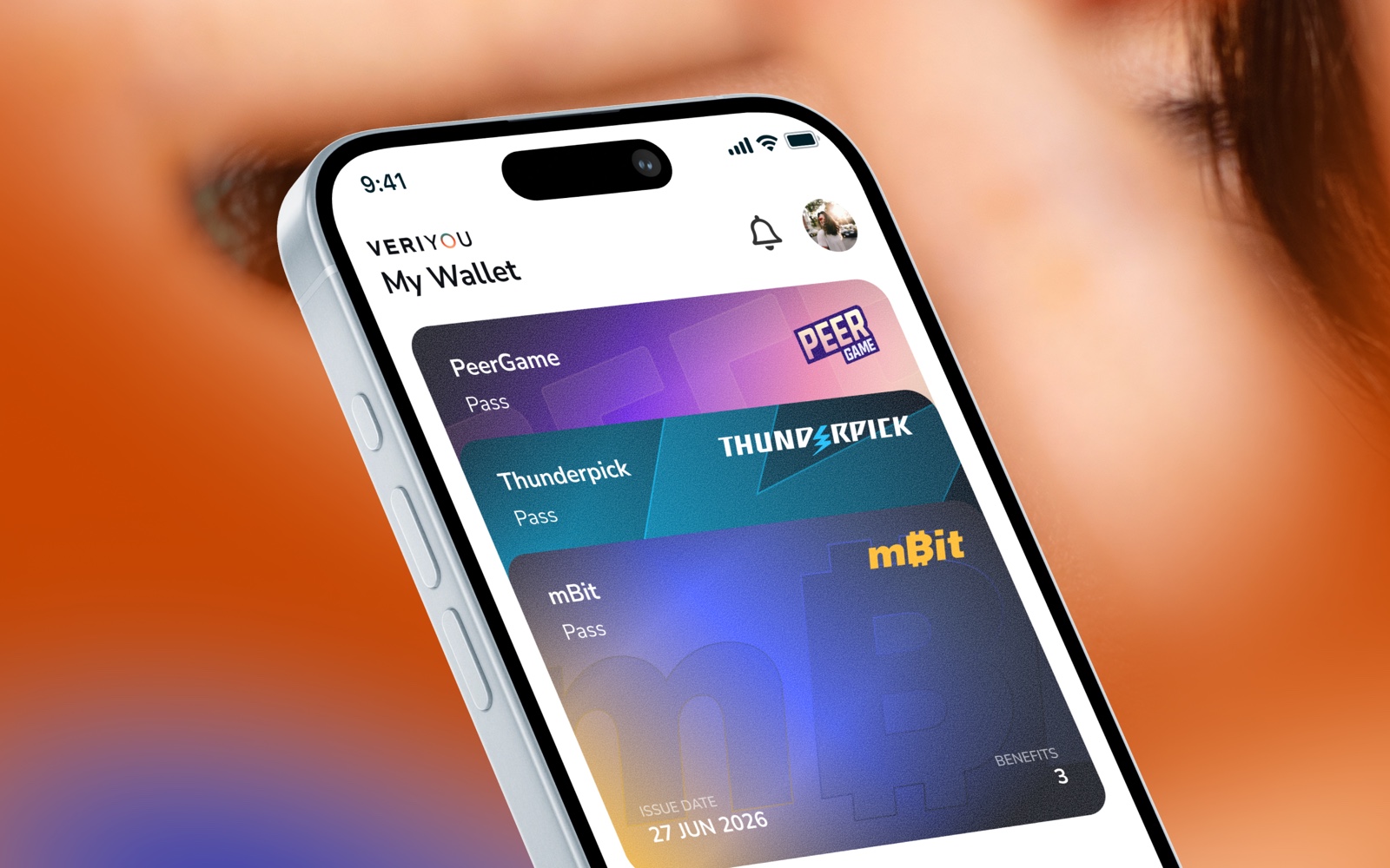 End-user identity wallet app redesign